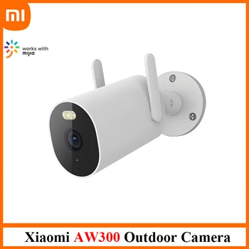 Xiaomi AW300 Smart Outdoor Camera WiFi 2K Полноцветная Камера Ночного Видения IP66 Водонепроницаемая Веб-камера видеонаблюдения Домашняя Камера Безопасности