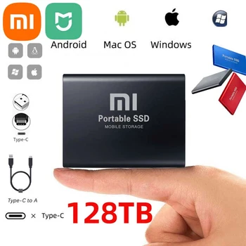 Xiaomi Mijia Новый Портативный 4 ТБ 16 ТБ Внешний жесткий диск Type-C USB 3,0 Высокоскоростной 8 ТБ Внешний Накопитель Жесткие диски Для Ноутбуков
