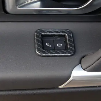 АБС-карбоновое волокно, автомобильный замок для защиты от детей, накладка, накладка 4 шт. для Land Rover Discovery Sport 2015-2017
