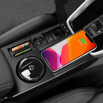 Автомобильное беспроводное зарядное устройство QI мощностью 15 Вт, быстрое зарядное устройство для телефона, подставка для зарядки, держатель для телефона для Audi A3 8Y S3 2020 2021 2022 2023