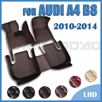 Автомобильные коврики для Audi A4 B8 Sportback/Avant 2010 2011 2012 2013 2014, Автомобильные накладки для ног на Заказ, Ковровое покрытие, Аксессуары для интерьера