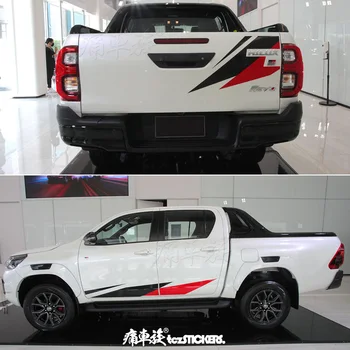 Автомобильные наклейки для кузова Toyota Hilux Revo GR, модифицированные спортивные специальные наклейки для бездорожья