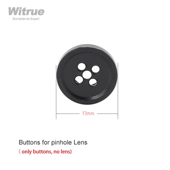 Аксессуары для видеонаблюдения Металлические кнопки для объектива камеры Phinhole с винтовым креплением Размер 6,4 мм * P0.5 Диаметр 13 мм Бесплатная доставка