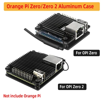 Алюминиевый корпус Orange Pi Zero 2, Металлический Бронированный корпус, корпус пассивного охлаждения, чехол для Orange Pi Zero 2
