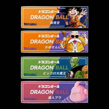 Аниме-наклейка Dragon Ball Goku Piccolo Автомобильные наклейки, Защита От Царапин, Водонепроницаемое окно ноутбука, ПВХ аниме-Наклейка