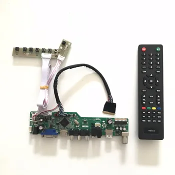 Бесплатная доставка VGA AV Аудио USB TV Плата контроллера ЖК-телевизора для 17,3 дюймов 1920x1080 HSD173PUW1 WLED LVDS плата драйвера ЖК-дисплея