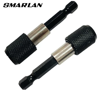 Быстроразъемная отвертка SMARTLAN с шестигранным хвостовиком 1/4 дюйма, магнитный держатель бит с регулируемым удлинителем 60 мм, 1 шт.