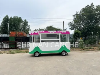 В США продается изготовленный на заказ Уличный Передвижной электрический автобус для перевозки мороженого, кофе, фаст-фуда С полностью оборудованной кухней
