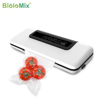 Вакуумный упаковщик BioloMix, Автоматическая Машина для консервирования пищевых продуктов, Сухой и влажный режим для Sous Vide, 10 Вакуумных упаковочных пакетов