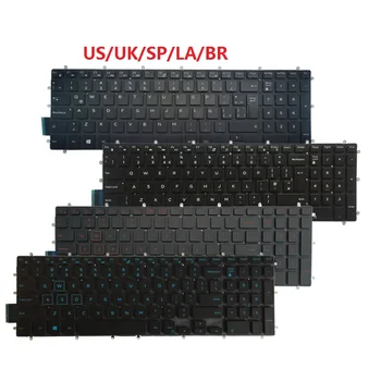 Великобритания/США/Испанский SP/Латинский LA/Бразилия BR Клавиатура для ноутбука Dell PK131Q02B00 NSK-EC0BC 01 9Z.NCZLD.A01 03NVJK PK131QP1B00 NSK-EC1BC