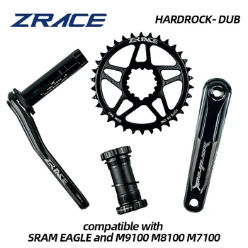 Велосипедная рукоятка ZRACE для 32T/34T/36T/38T 170/175 мм HARDROCK -DUB Набор цепей для горных Велосипедов 10 11 12 Скоростей Mtb Аксессуары