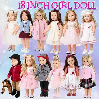 Виниловые куклы для всего тела, куклы для малышей, Рождественский подарок на День рождения для детей, Девочек