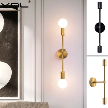 Винтажный светодиодный настенный светильник Edison, Современное зеркало E27 в ванной, Настенный светильник для домашнего декора, Интерьер Спальни, Потолочное освещение на чердаке