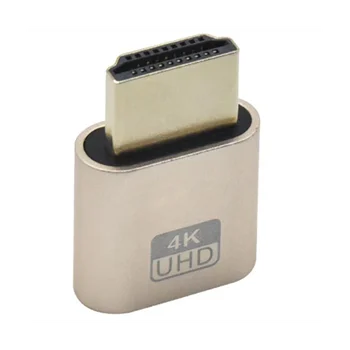 Виртуальный дисплей, совместимый с HDMI, 4K DDC EDID-фиктивный штекер EDID-дисплей, Обманывающий Виртуальный штекер, совместимый с HDMI-фиктивный эмулятор B