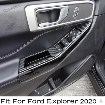 Внутренняя Дверь, Подлокотник, Кнопка Подъема Окна, Панель, Декоративная Накладка для Ford Explorer 2020 - 2023, Аксессуары для интерьера, Комплект