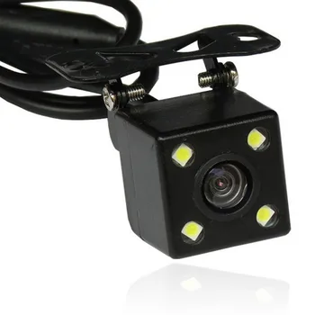 Водонепроницаемая Автомобильная CCD-камера заднего вида Ночного видения с 4 светодиодами, камера помощи при парковке для Android DVD-монитора