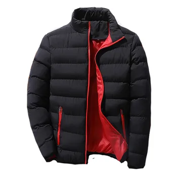 Высококачественное мужское зимнее толстое бархатное ветрозащитное пуховое пальто, высококачественная теплая куртка с капюшоном