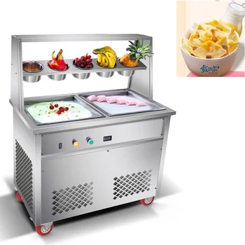 Высокоэффективная Машина для производства жареного мороженого в рулонах/Машина для производства жареного мороженого в рулонах/Машина для производства жареного мороженого