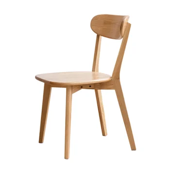 Деревянные обеденные стулья, натуральная древесина дуба, деревянные стулья, не содержащие 100% пыли, стулья из массива дерева, мебель для гостиной