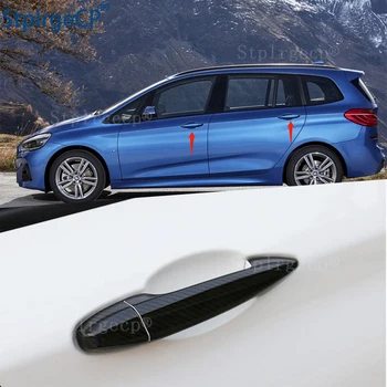 Для BMW 2 серии F45 218i 220i 218d Универсал 2015-2019 Аксессуары из 100% настоящего углеродного волокна Авто наружная дверная ручка крышка