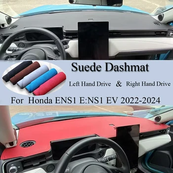 Для Honda ENS1 E: NS1 EV 2022-2024 Замшевый Кожаный противоскользящий коврик для приборной панели, коврик для приборной панели, солнцезащитный козырек, Ковер, Автомобильные аксессуары