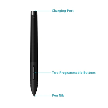 Для Huion P80 PEN80 Перезаряжаемая цифровая ручка-стилус для профессиональных графических планшетов для рисования 420 H420 NEW1060PLUS WH1409