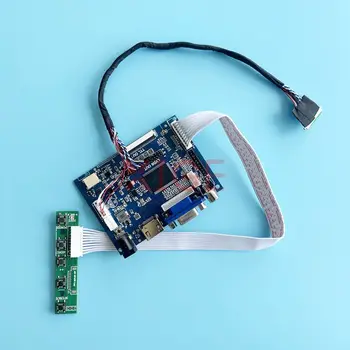 Для LP156WFC N156HGE Драйвер Платы Контроллера DIY Assembly Kit Совместимый-HDMI VGA 2AV 15,6 