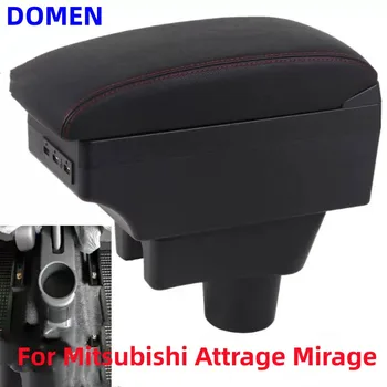 Для Mitsubishi Mirage Space Star Подлокотник для Mitsubishi Attrage Mirage Автомобильный ящик для хранения подлокотников, модифицированный автомобильными аксессуарами USB