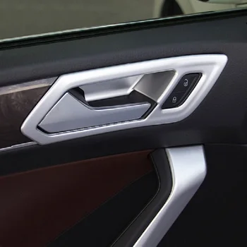 Для Touran L 2016 2017 2018 ABS матовая отделка кузова внутренняя ручка двери рамка чаши Автомобильный стайлинг 4 шт.
