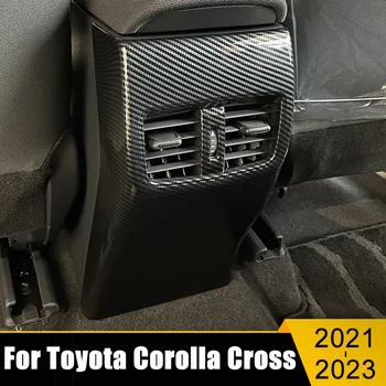 Для Toyota Corolla Cross XG10 2021 2022 2023 Гибридный ABS Автомобильный Внутренний Подлокотник Заднего Ряда Средний Противоударный Чехол USB Панель Планки