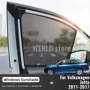 Для Volkswagen VW Jetta VA3 2011-2017, Солнцезащитный козырек на боковое окно, магнитный автомобильный солнцезащитный козырек, занавески на лобовое стекло, Щит