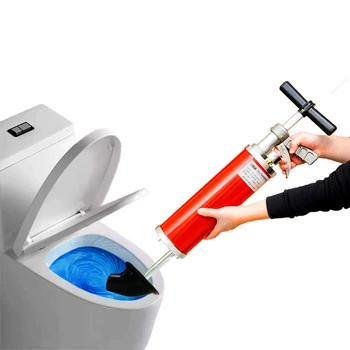 Домашний земснаряд для Унитаза Высокого давления Ручной Инструмент для чистки сливных труб канализации
