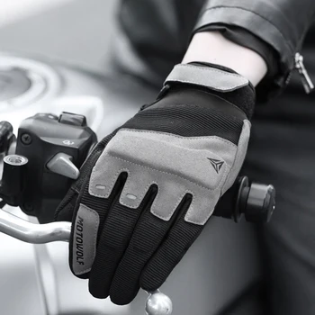 Дышащие мотоциклетные перчатки Унисекс, перчатки с полным пальцем, Модные спортивные перчатки для гонок на открытом воздухе, защитные перчатки для мотокросса