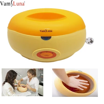 Желтый нагреватель воска, парафиновый нагреватель Для парафиновой ванны для рук, Тепловая терапия для ухода за руками, удаление волос, набор для восковой эпиляции