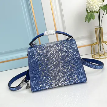 Женская сумочка, высококачественная вечерняя сумочка с кристаллами, модная сумка-мессенджер на плечо, женский праздничный клатч, кошелек, сумки с бриллиантами, тоут 2023