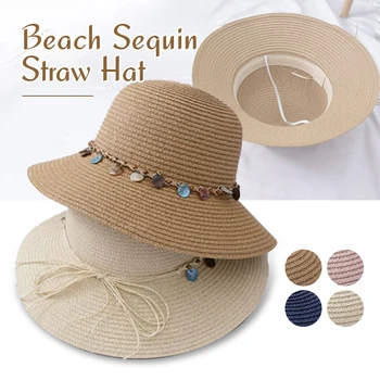 Женщин Леди Девушка Мода Лето Пляж Средств Brim Складная Туристическая Солнца, Соломенная Шляпа Кепка Отпуск Случайный Снаряд Дизайн Шляпа Солнца