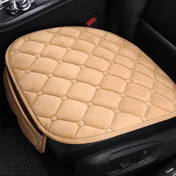 Зимний теплый чехол для автомобильного сиденья, универсальная противоскользящая подушка для сиденья переднего кресла, дышащая прокладка для автомобилей, аксессуары для интерьера авто