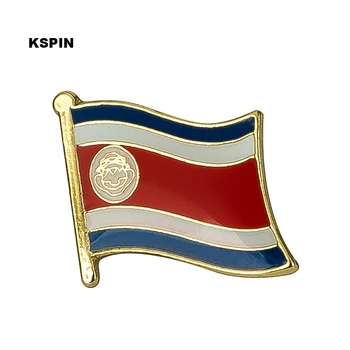 Значок с флагом Коста-Рики Значки на лацкане флага Брошь с флагом