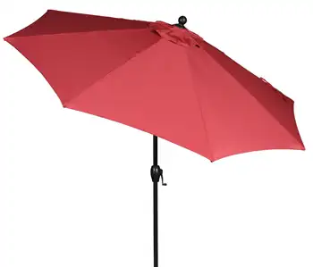 Зонт для патио Better Homes & Gardens 9 ' Премиум-класса, красный