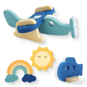 Игрушки для детской ванны Самолет Подводная лодка Форма Плавающий бассейн Игрушки Нетоксичная пена Детские игрушки Детский подарок