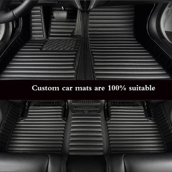 Изготовленные на заказ автомобильные коврики для пола, подходящие для Kia K5 2010-2020, из искусственной кожи, водонепроницаемые, износостойкие, полностью закрытые автомобильные аксессуары