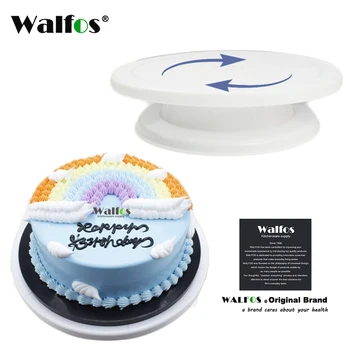 Инструменты Для украшения торта WALFOS, Подставка для торта, Вертушки, Подставка для украшения Платформы, Подставка для кексов, Поворотные пластины для торта, инструменты