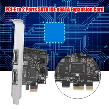 Карта расширения PCI Express PCI-E PCIe на 2 Порта SATA IDE eSATA Адаптер Конвертер Карт RAID-контроллера для Windows Linux Mac OS