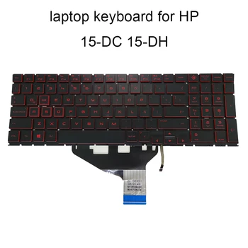 Клавиатура LA Latin с красной подсветкой для ноутбука HP OMEN 15-DC 15-DH 15T-DC 17-CB 15-DC0153TX TPN-Q211, клавиатура NSK-XP1LN, абсолютно новая