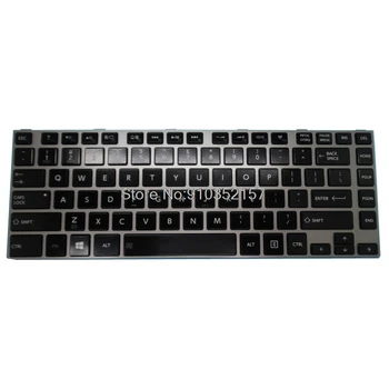 Клавиатура для ноутбука Toshiba для Satellite P840 P845 V130670BS3 V13066ABS3US Английская АМЕРИКАНСКАЯ Черная с серой рамкой с подсветкой новая