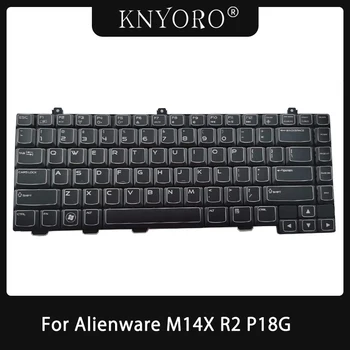 Клавиатура с подсветкой американской Раскладки для DELL Alienware M14X R2 P18G Замена английской клавиатуры 06RFH1 6RFH1 PK130G81A05 NSK-AKU0M