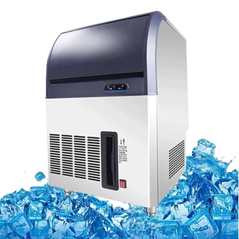 Коммерческий льдогенератор Автоматическое холодильное оборудование Машина для производства льда в форме полумесяца Вертикальная машина для производства кубиков льда в форме полумесяца