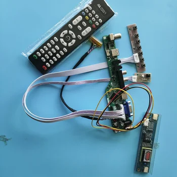 Комплект для M156B1-L02/L01 HDMI 2 лампы Экран Аудио Дисплей 1366x768 Плата Контроллера USB Панель Драйвер светодиодный ЖК-дисплей VGA AV TV LVDS 15,6 