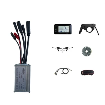 Комплект контроллера для электровелосипеда 15A 36/48 В 250 Вт, велосипедный контроллер с ЖК-дисплеем GD01 для электрического скутера E-Bike