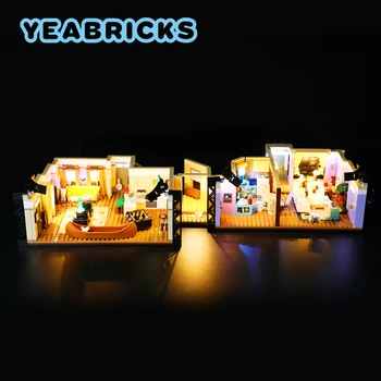 Комплект светодиодных ламп YEBRICKS для 10292 The Friends Apartments, набор строительных блоков (не включает модель), кирпичные игрушки для детей